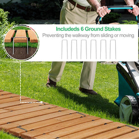 RELIANCER steel-wire connection keeps planks secure and flexible.
