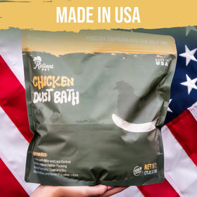 Reliant Pet year-round coop supplies suitable for indoor and outdoor use.
