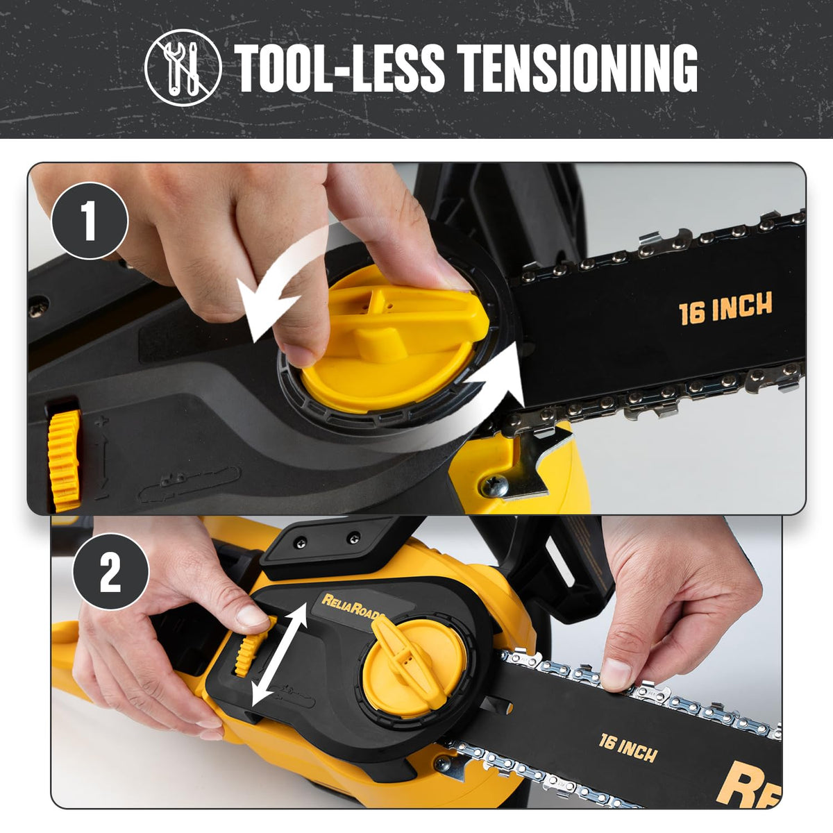 ReliaRoads safety brake and rapid stop features improve on-site confidence.