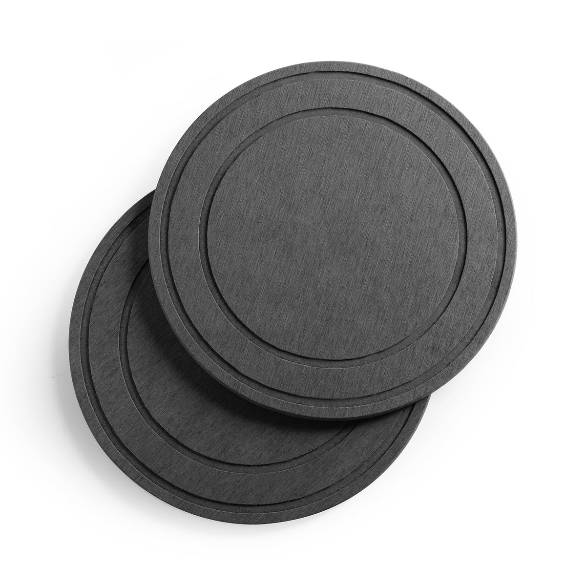 Relime diatomaceous earth plant saucer 8-inch 2-pack for quick-dry drainage under indoor pots