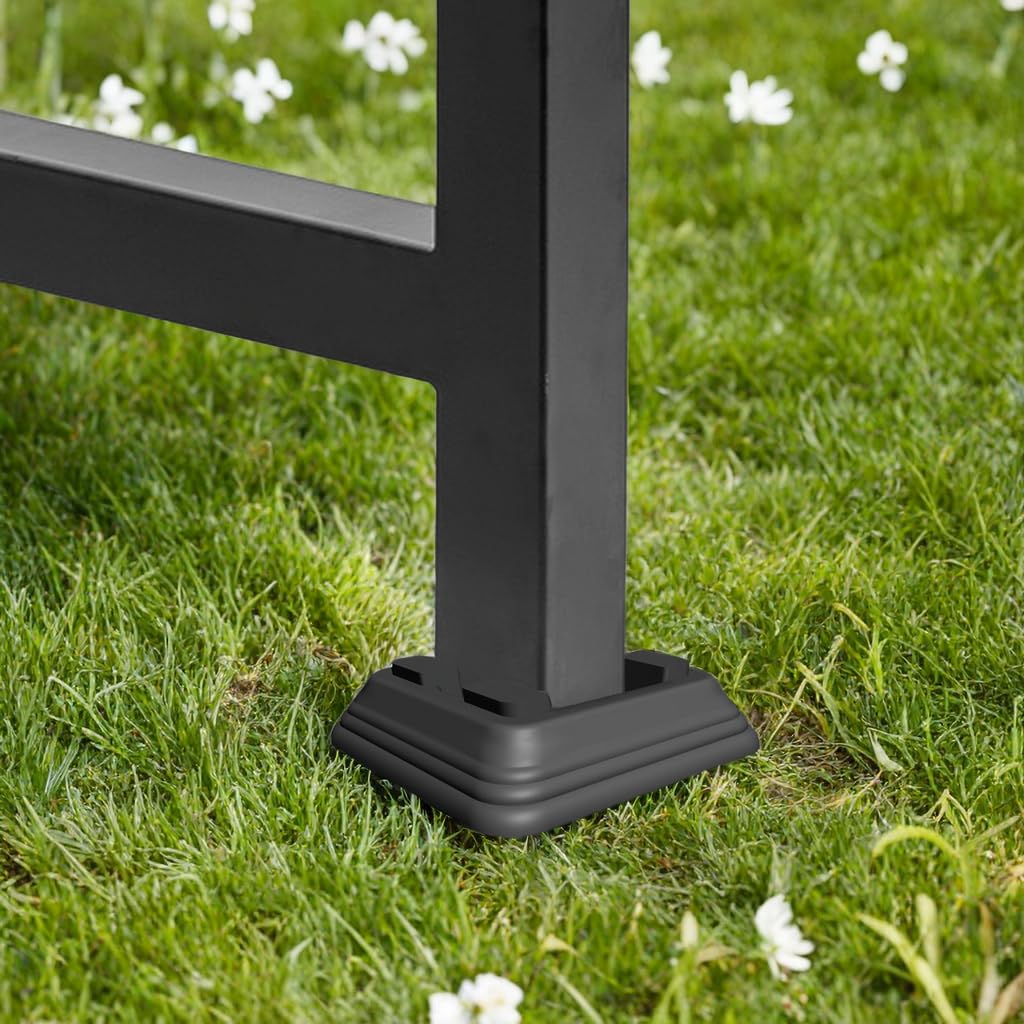 Outdoor cooking scene with a flat top surface