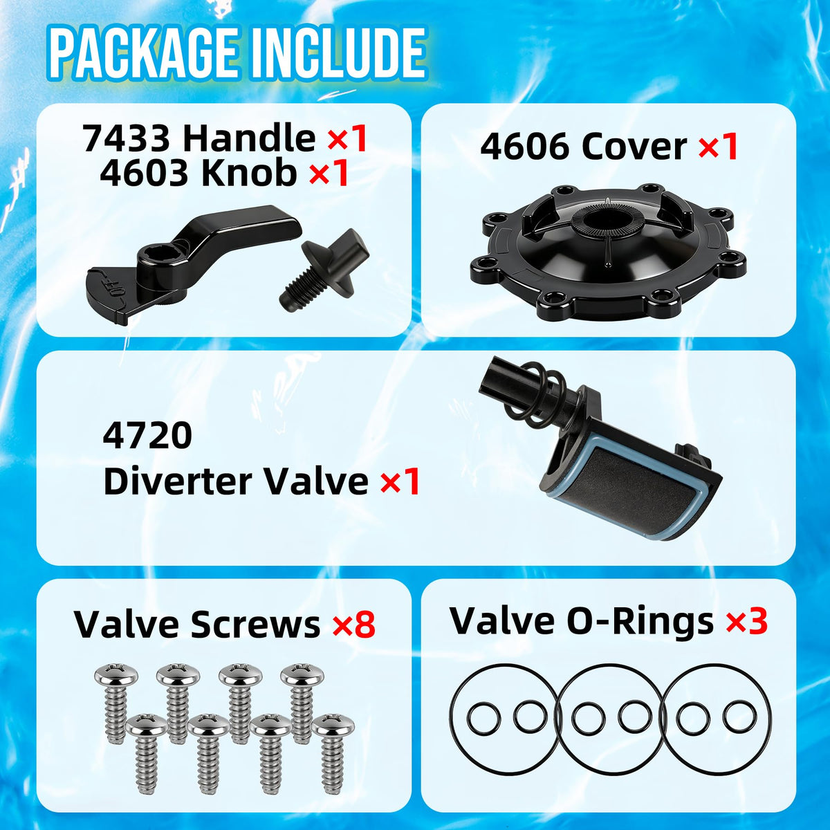 Reltvo handle 7433 close-up highlighting ergonomic grip for easy valve operation