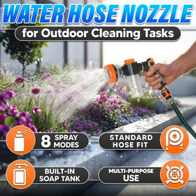 Reluen 3/4-inch hose attachment fits common hoses for quick setup.