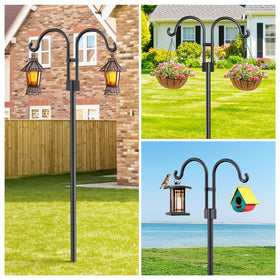 Relx 76-inch pole creates tiered hanging options.