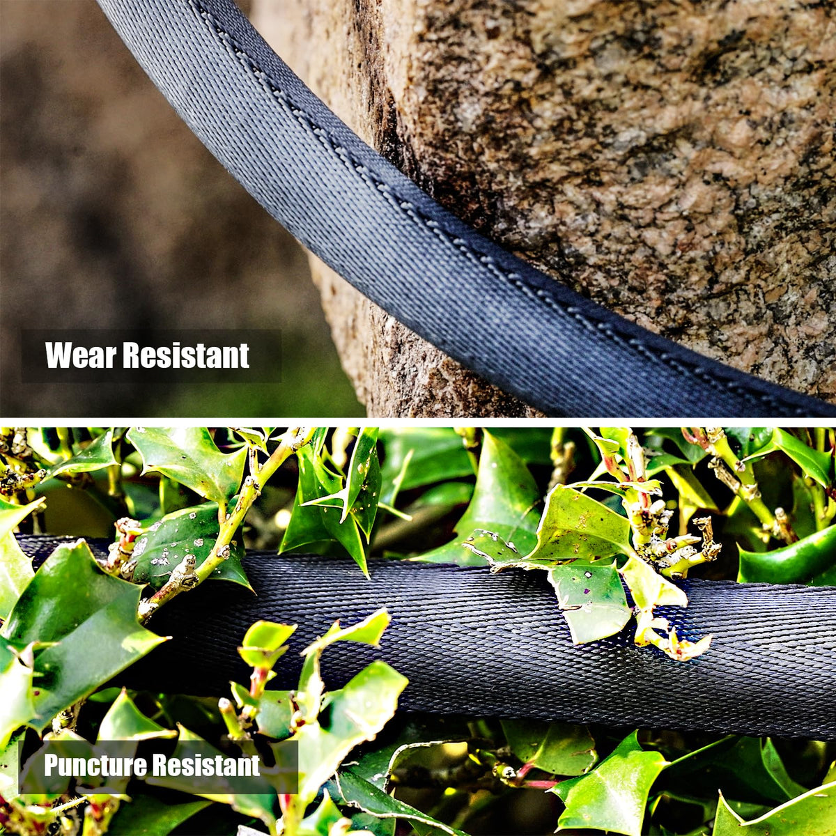 Relxitl kink-free design prevents tangles during garden chores.
