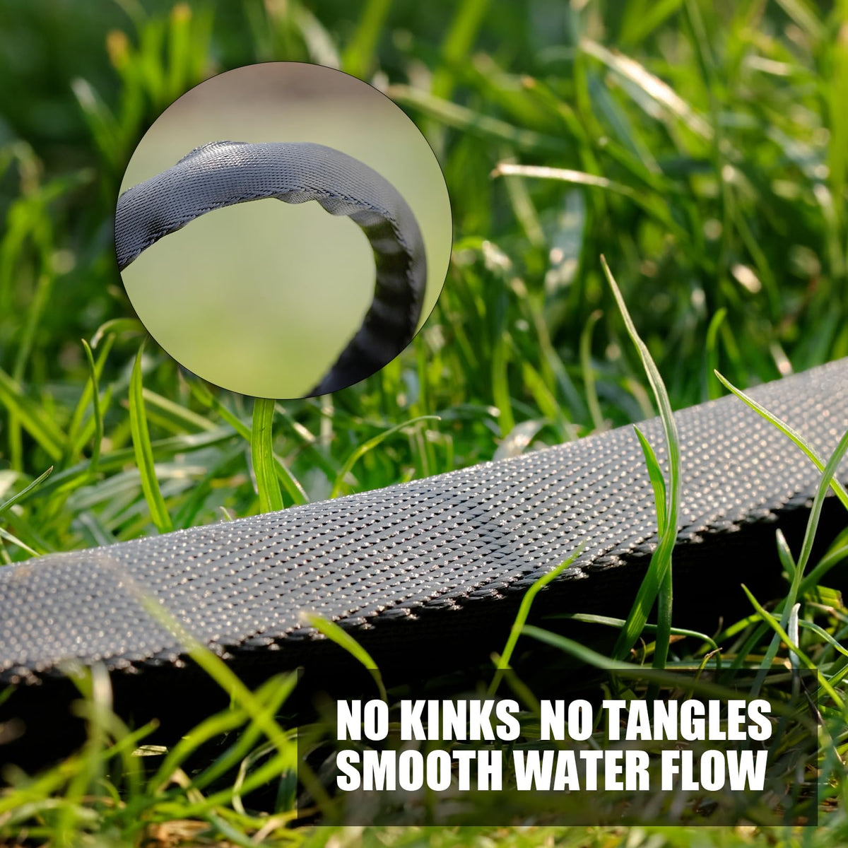 Relxitl lightweight hose makes maneuvering around plants effortless.