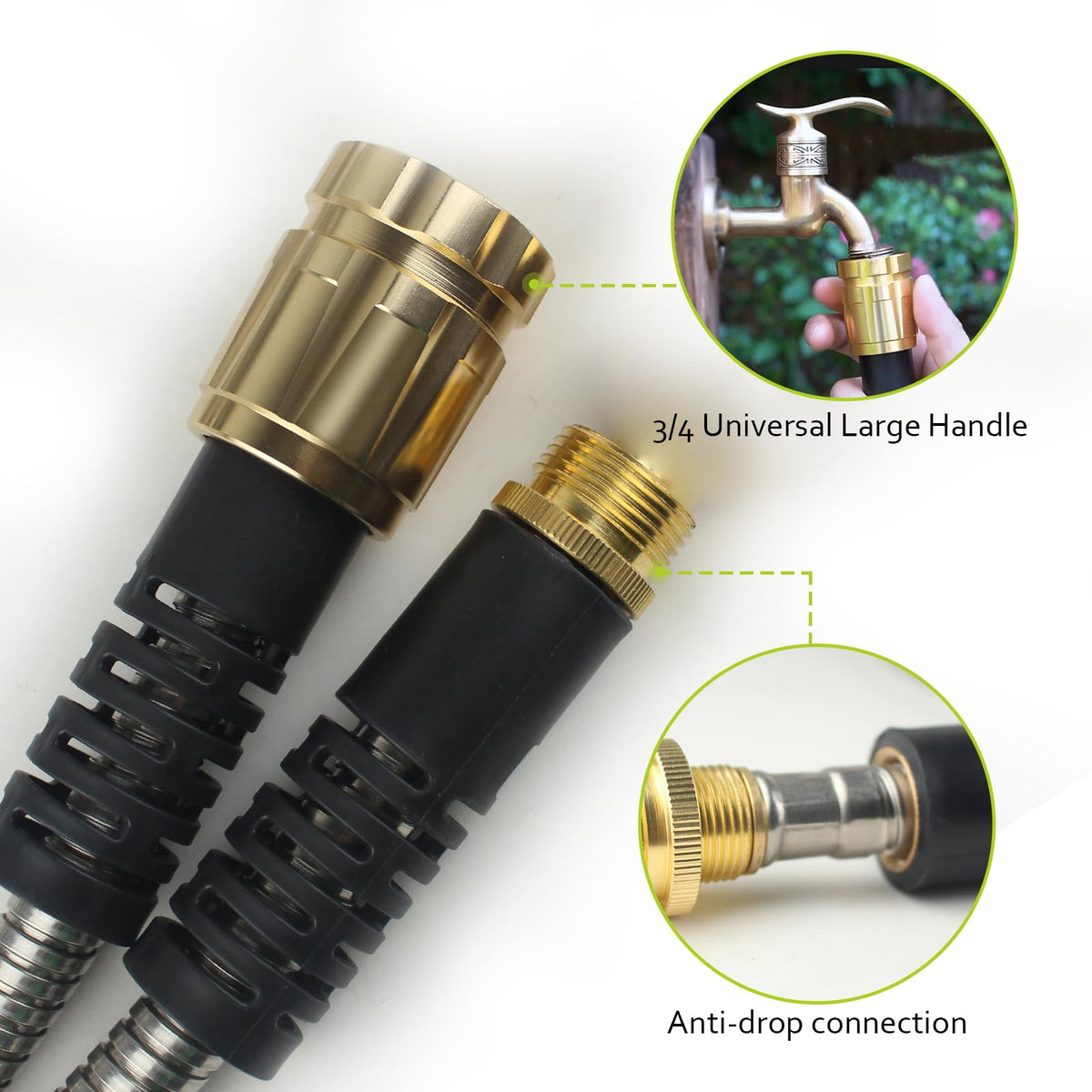 Relxitl outdoor watering setup illustrates garden-friendly usage.
