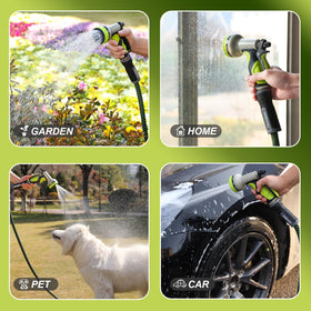 Relxitl outdoor-use ready hose covers patios, gardens, and more.