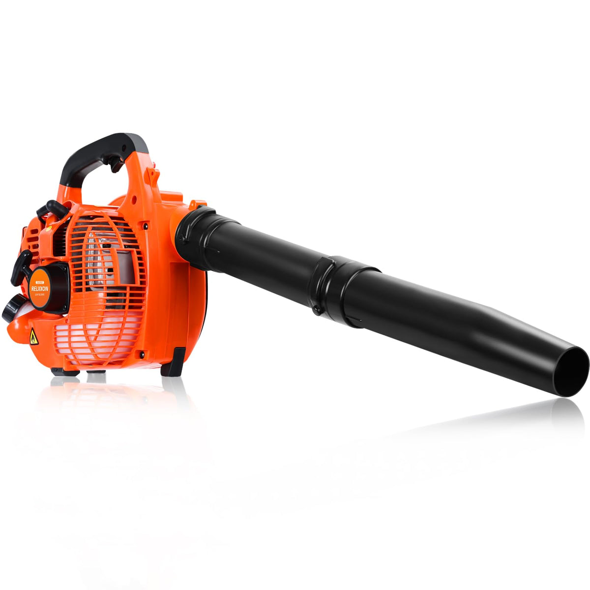 Relxxon gas leaf blower 26cc in assembly view, ready for easy setup and fast yard prep.