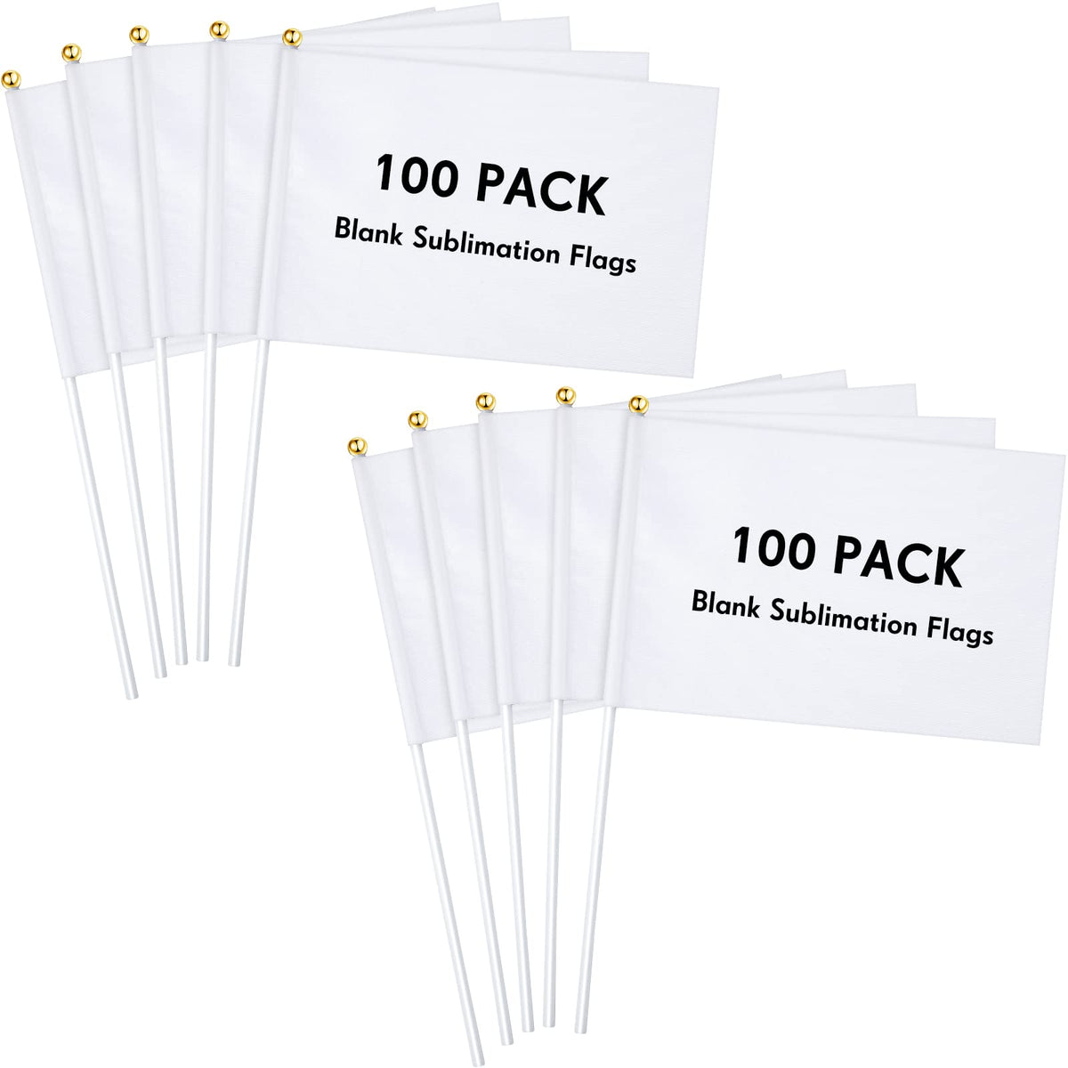 Remerry blank sublimation flag 14x21cm ready for custom designs and events