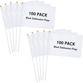 Remerry blank sublimation flag 14x21cm ready for custom designs and events