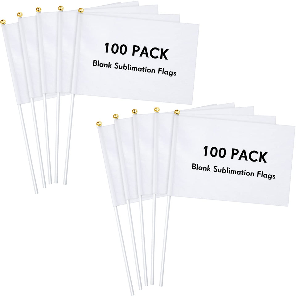 Remerry blank sublimation flag 14x21cm ready for custom designs and events
