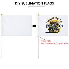 Remerry mini flag for parades and birthday celebrations with durable materials