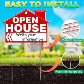 REMIAWY arrow stickers included to guide buyers to the property