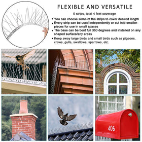 REMIAWY 5-strip kit provides broad coverage for wide patio surfaces.