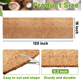 REMIAWY liner on moss pole supports healthy growth and soil containment.