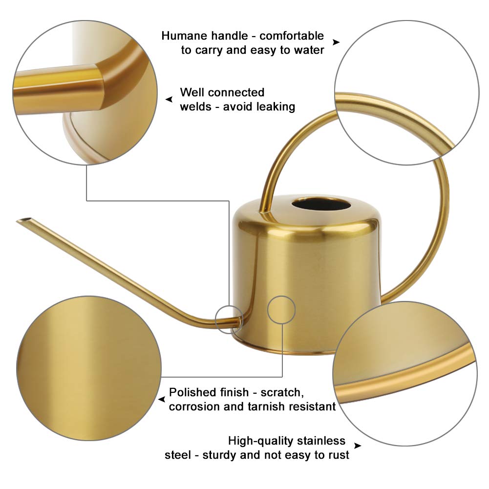 REMIAWY sturdy handle and reinforced welds prevent leaks during use