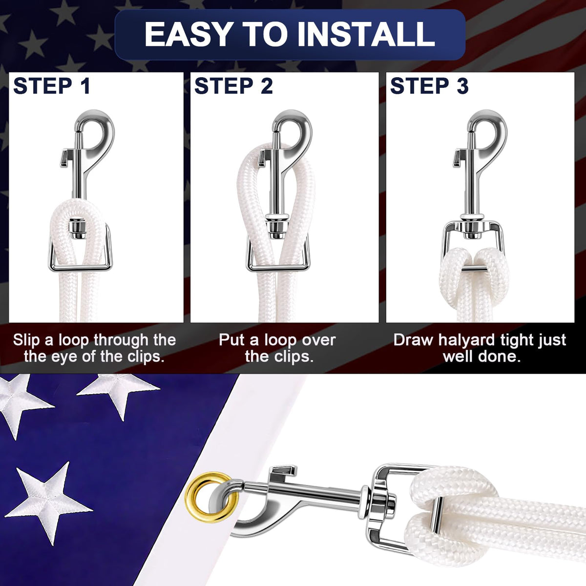 REMIAWY multiuse rope used for camping gear and outdoor setup.
