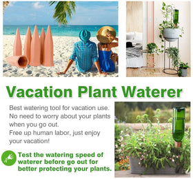 REMIAWY outdoor garden watering spike setup ensures steady moisture in containers