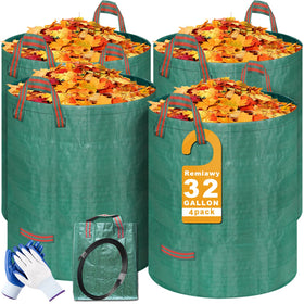 REMIAWY yard bags with wide-mouth design for quick filling and cleanup
