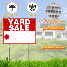 REMIAWY weatherproof corrugated sign remains vibrant in sun and rain