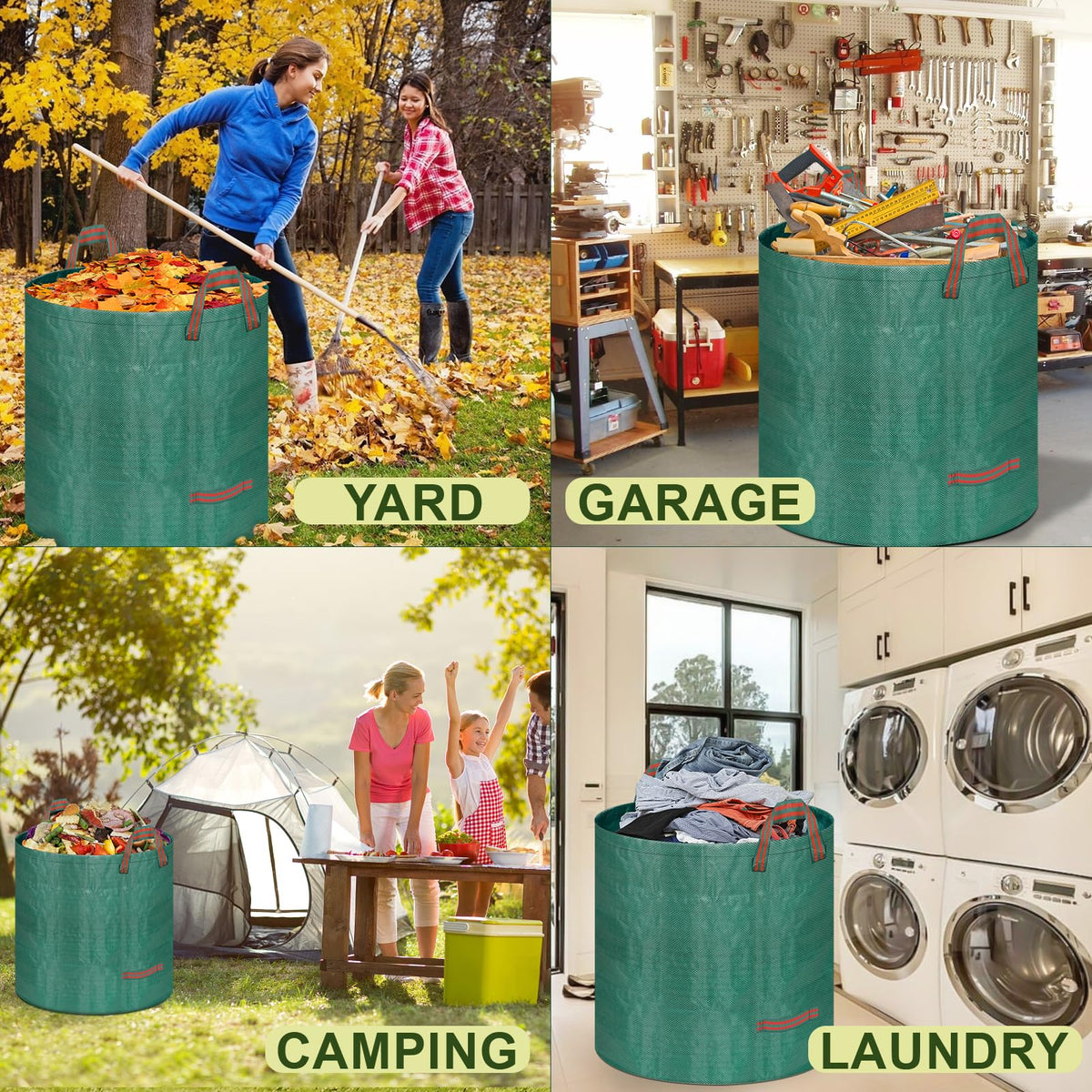 REMIAWY yard waste bags suit leaves, branches, toys, and more.
