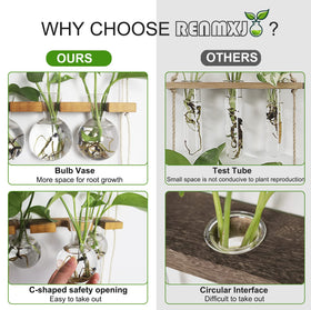 Renmxj wall mount plant decor brightens a home office or living room