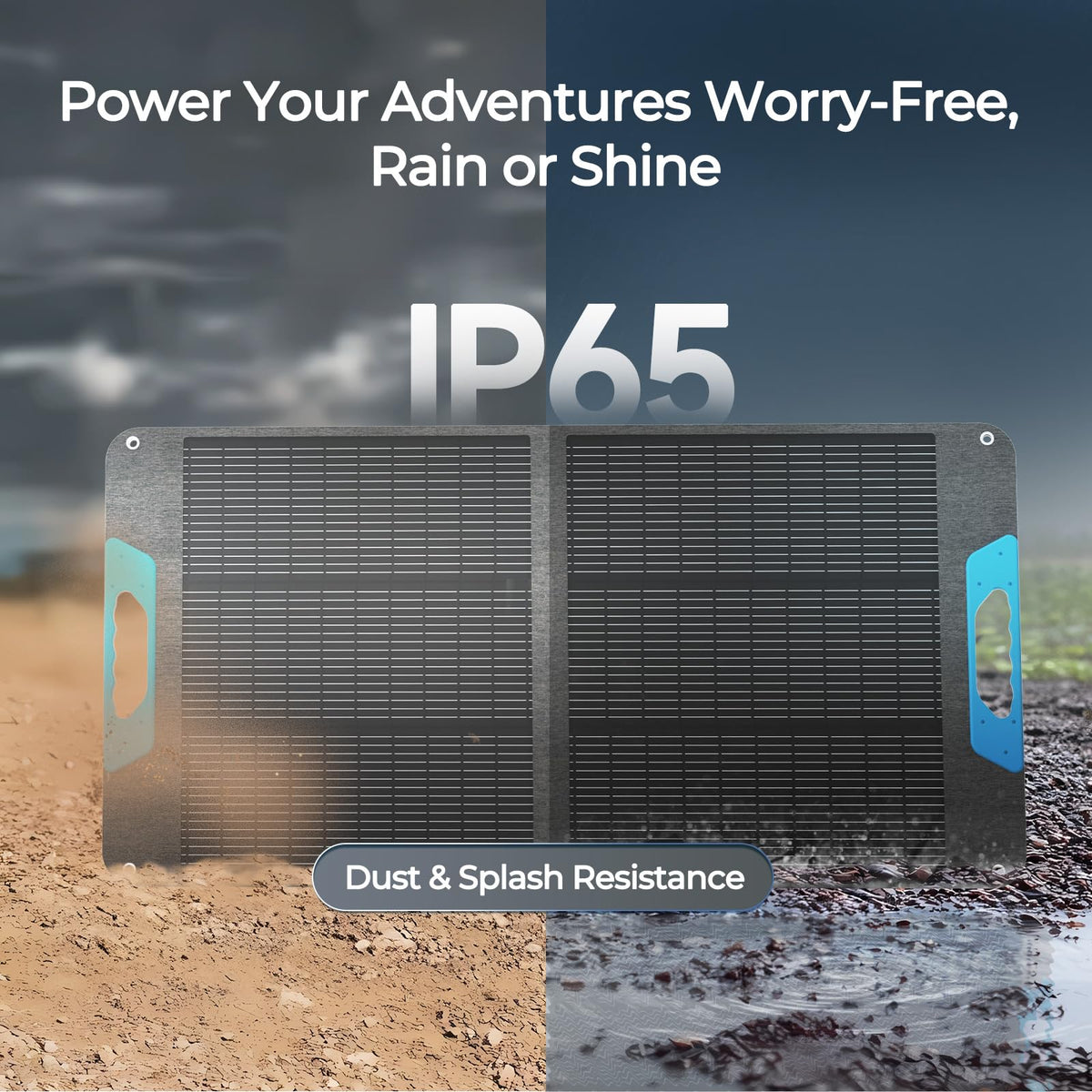 Renogy 100W panel mounted on an RV for off-grid adventures.