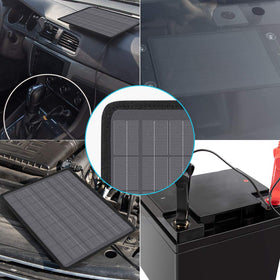 Renogy direct battery connection enables direct charging and maintenance.