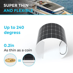Renogy 240-degree bendable panel enabling curved surface installation