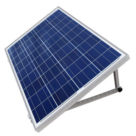 Renogy mount brackets on flat surfaces enable quick, sturdy off-grid solar installation.