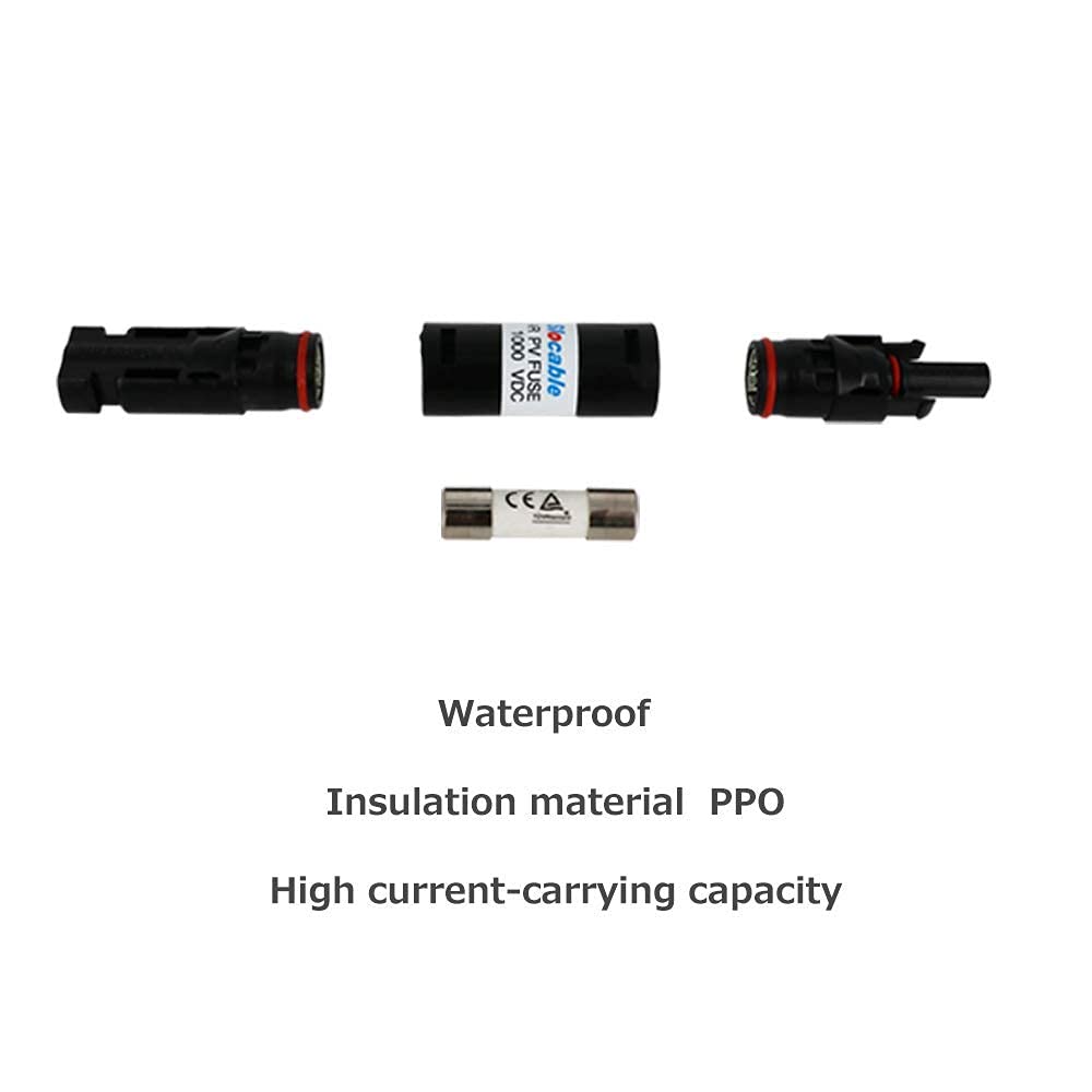 Renogy inline fuse holder with IP67 protection for rugged outdoor DC use.