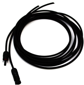 Renogy adaptor kit with a female connector for a secure panel-to-controller connection.
