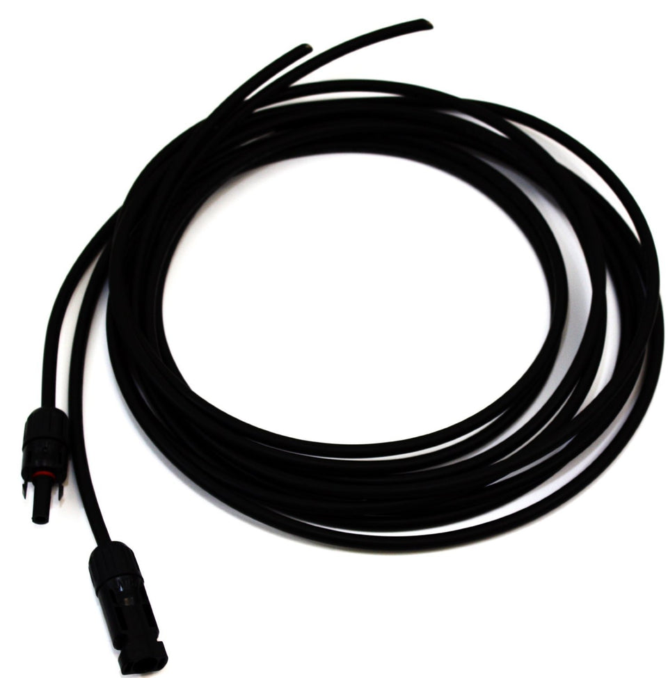 Renogy adaptor kit with a female connector for a secure panel-to-controller connection.