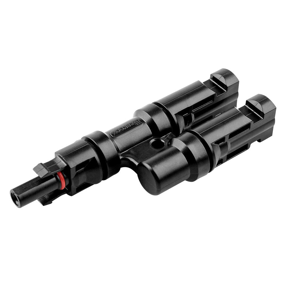 Renogy Branch Y Connector uses copper, silver-plated contacts with PC/PA insulation