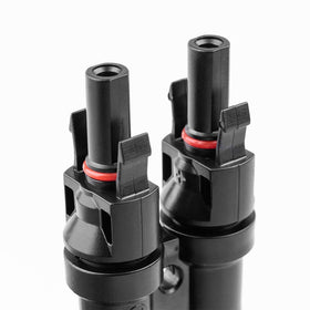 Renogy Branch Y Connector showing IP67 waterproofing for outdoor solar setups