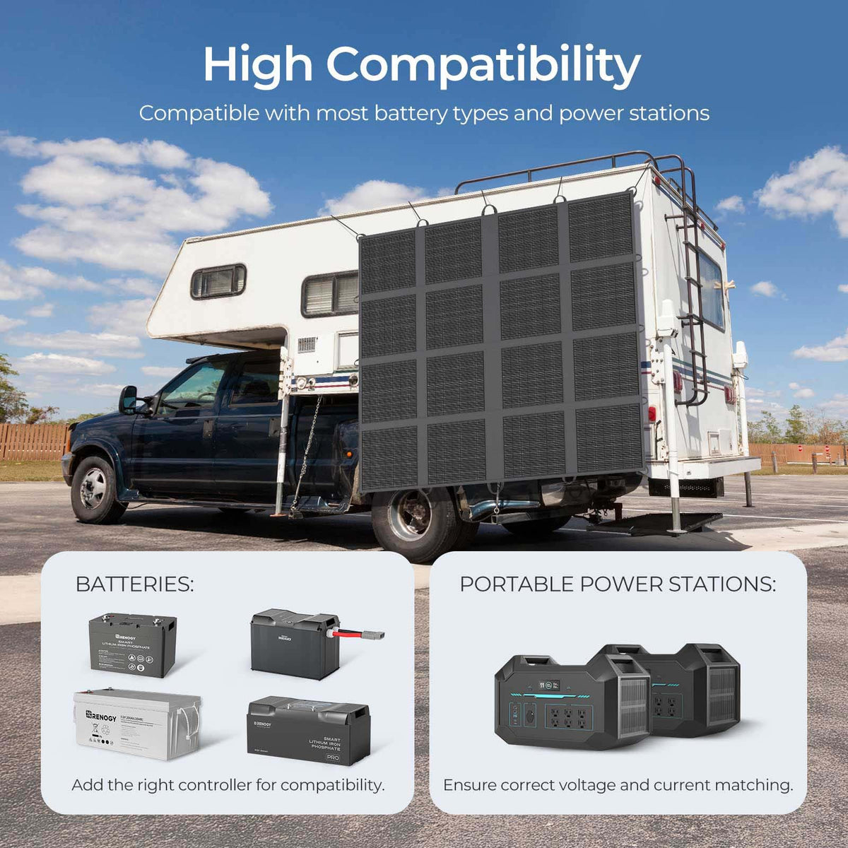 Renogy UL 61730-certified safety and reliability for portable solar power.