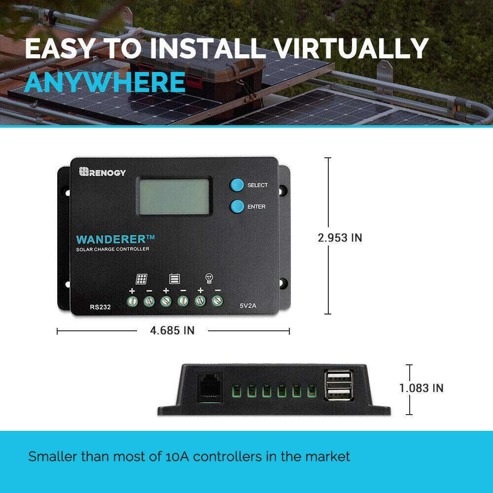 Renogy Wanderer includes multiple protections against overcharge and short circuits.