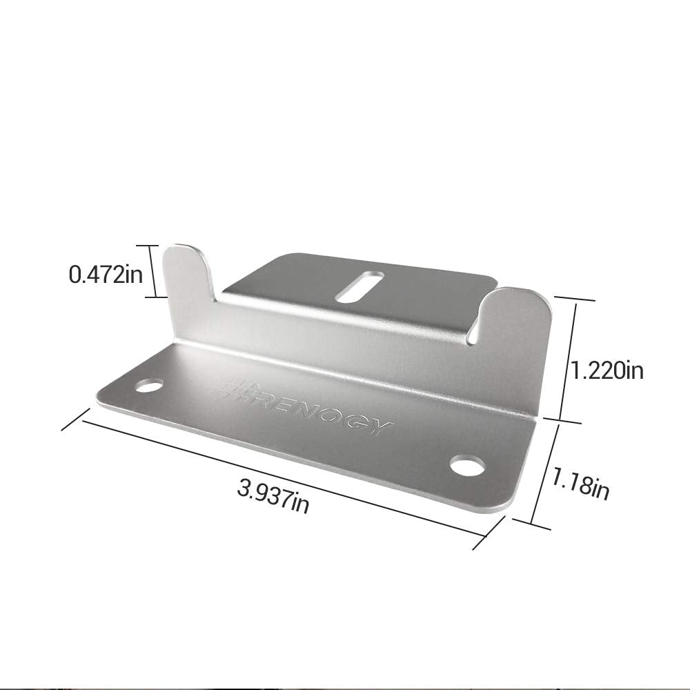 Renogy Z bracket flexible design fits irregular boat or cabin roof surfaces.
