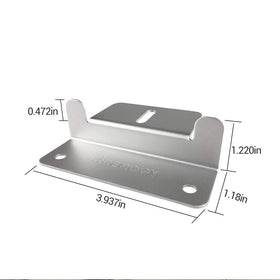 Renogy Z bracket flexible design fits irregular boat or cabin roof surfaces.