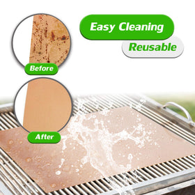 Renook cut-to-fit grill mats adapt to any grill or pan