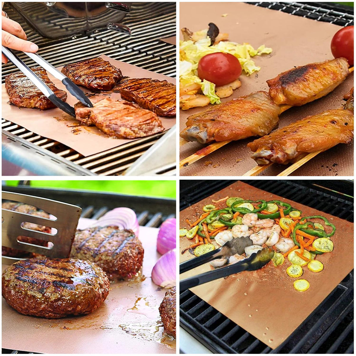 Renook six-pack grill mats packaged for convenient storage