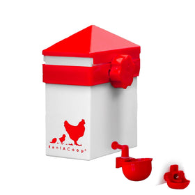 RentACoop 64oz auto-drinker for small birds in coop settings.