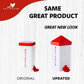 RentACoop Drinker Plus compact design reduces clutter and debris