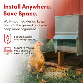RentACoop grit and oyster shell compatibility for versatile poultry nutrition.