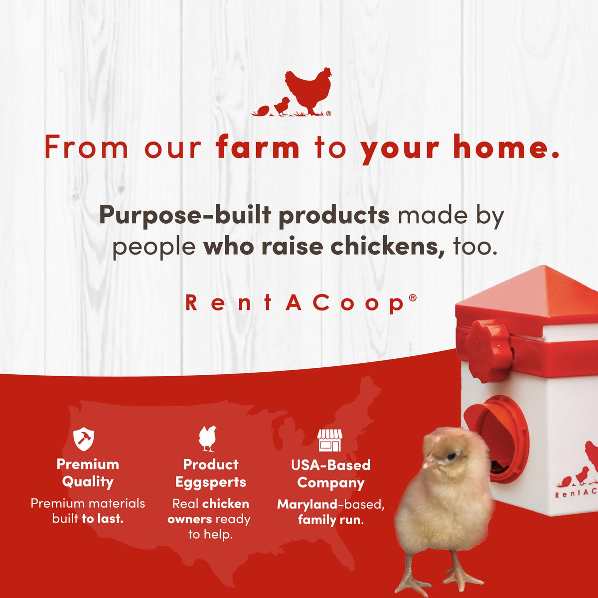 RentACoop LED light with cool and warm settings supports exploration