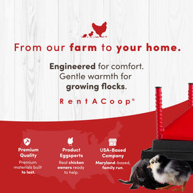 RentACoop removable comfort feathers simplify cleaning after use