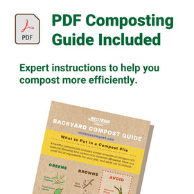 REOTEMP Backyard Pro Compost Thermometer calibration screw for precision adjustments