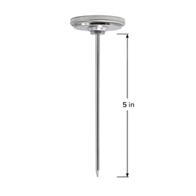 REOTEMP K82-3 dial shows Fahrenheit 0-220 F for easy garden monitoring.