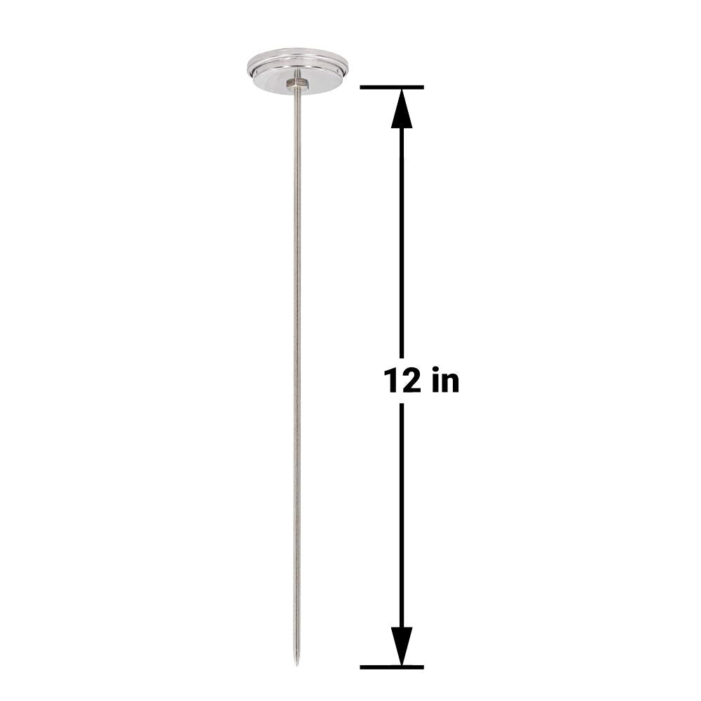 REOTEMP K83B1 used in a small compost pile for temperature monitoring.